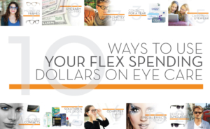 Flex sending eye glasses