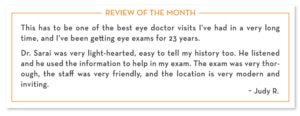 University Village Optometrist review