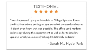 Hyde Park Eye Doctor Testimonial