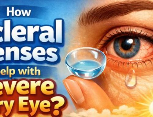How Scleral Lenses Help with Severe Dry Eye?